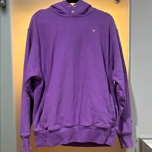 Champion Hoodie in Vibrant Purple